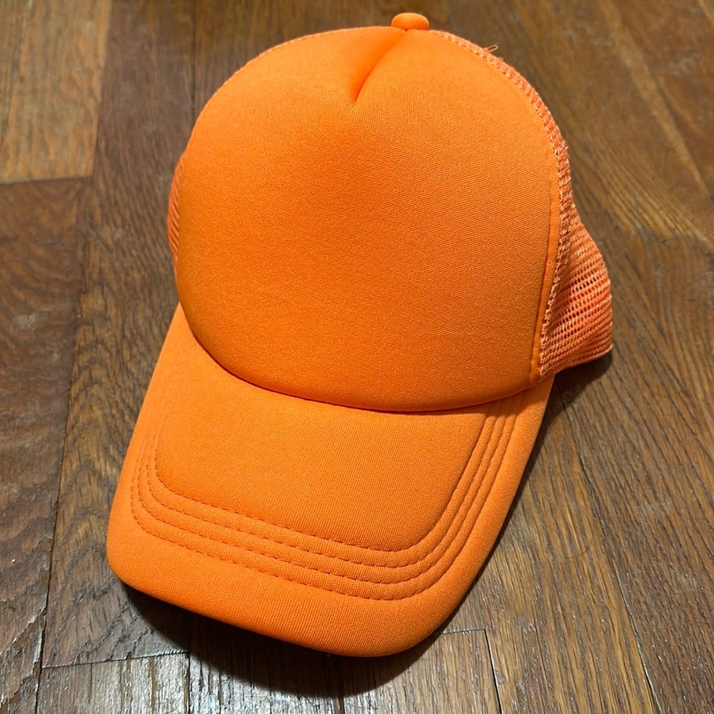 Orange Trucker Hat
